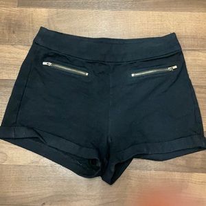 Ci Sono Black High-Waisted Shorts Size S